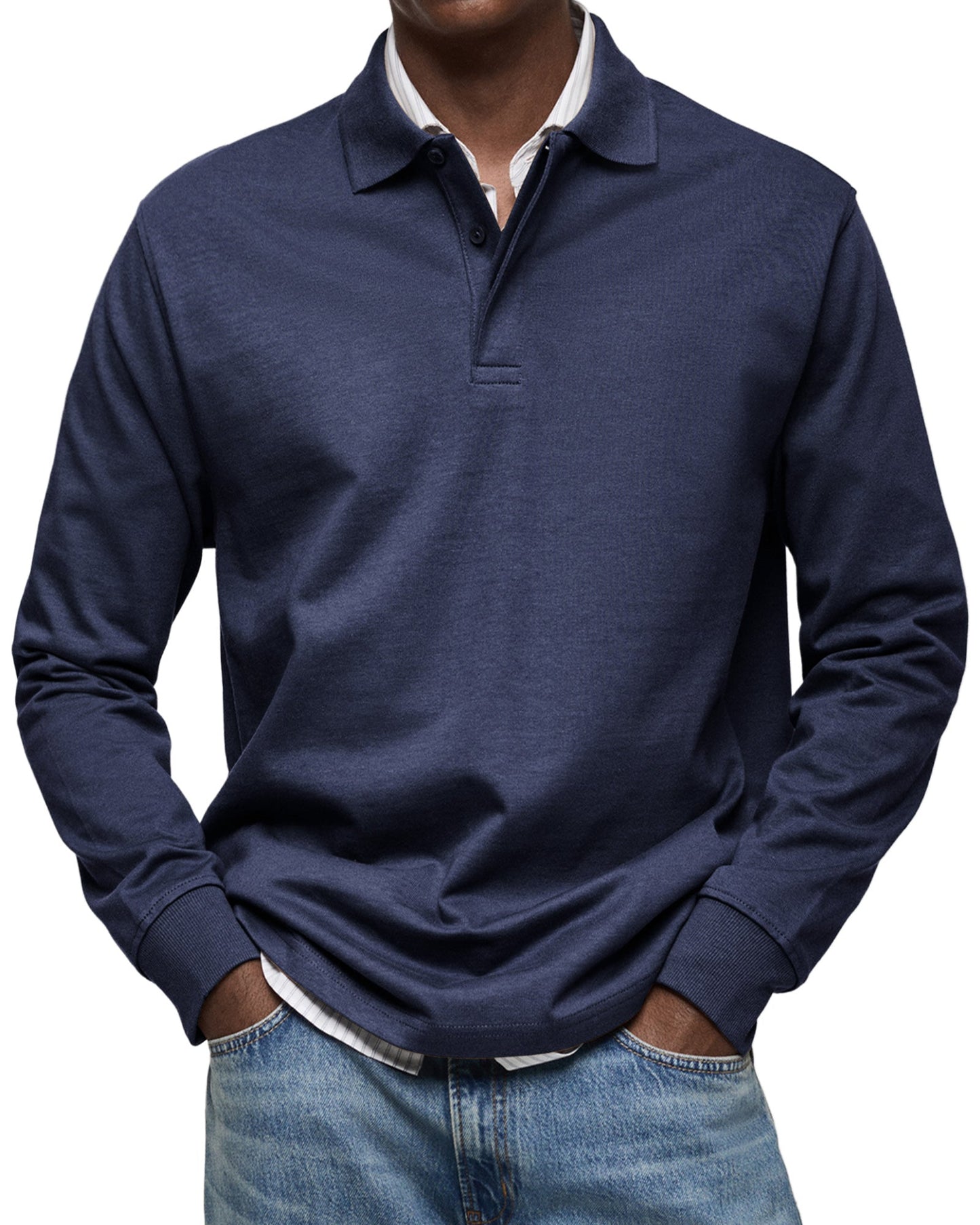 ZOUA | LUXURIÖSES LANGÄRMELIGES POLOSHIRT