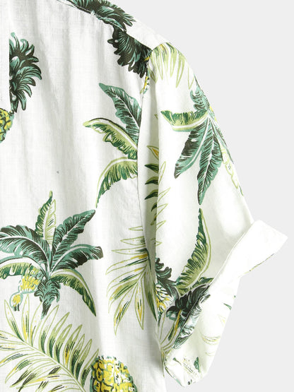 Herren-Strandhemd „Pineapple“