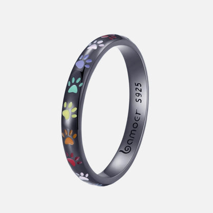 Ilduara™ | Silberring mit Fingerabdruck