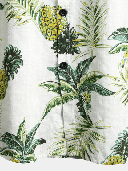 Herren-Strandhemd „Pineapple“