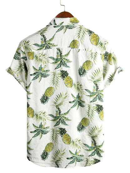 Herren-Strandhemd „Pineapple“
