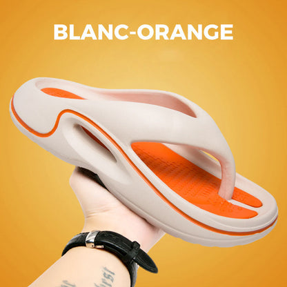 Bequeme Sommer-Flip-Flops mit dicker Sohle 
