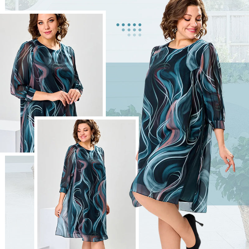 👗Dreamy Chiffon Midi Dress