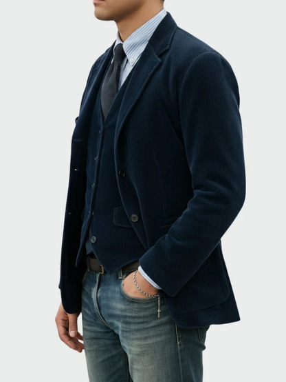 Tommy™ | 2-teiliges Set: Blazer & Weste
