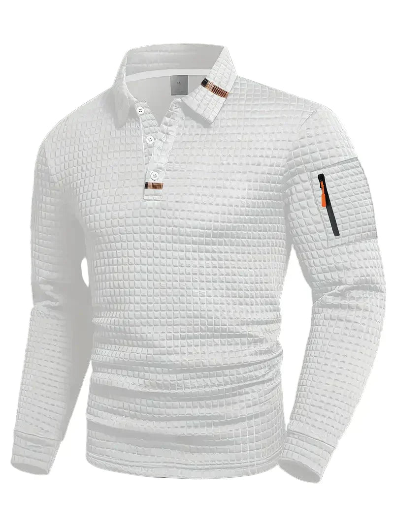 Bruno | Strukturiertes Premium-Polohemd