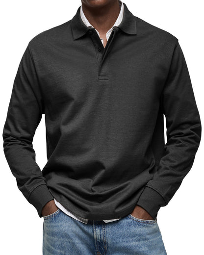 ZOUA | LUXURIÖSES LANGÄRMELIGES POLOSHIRT