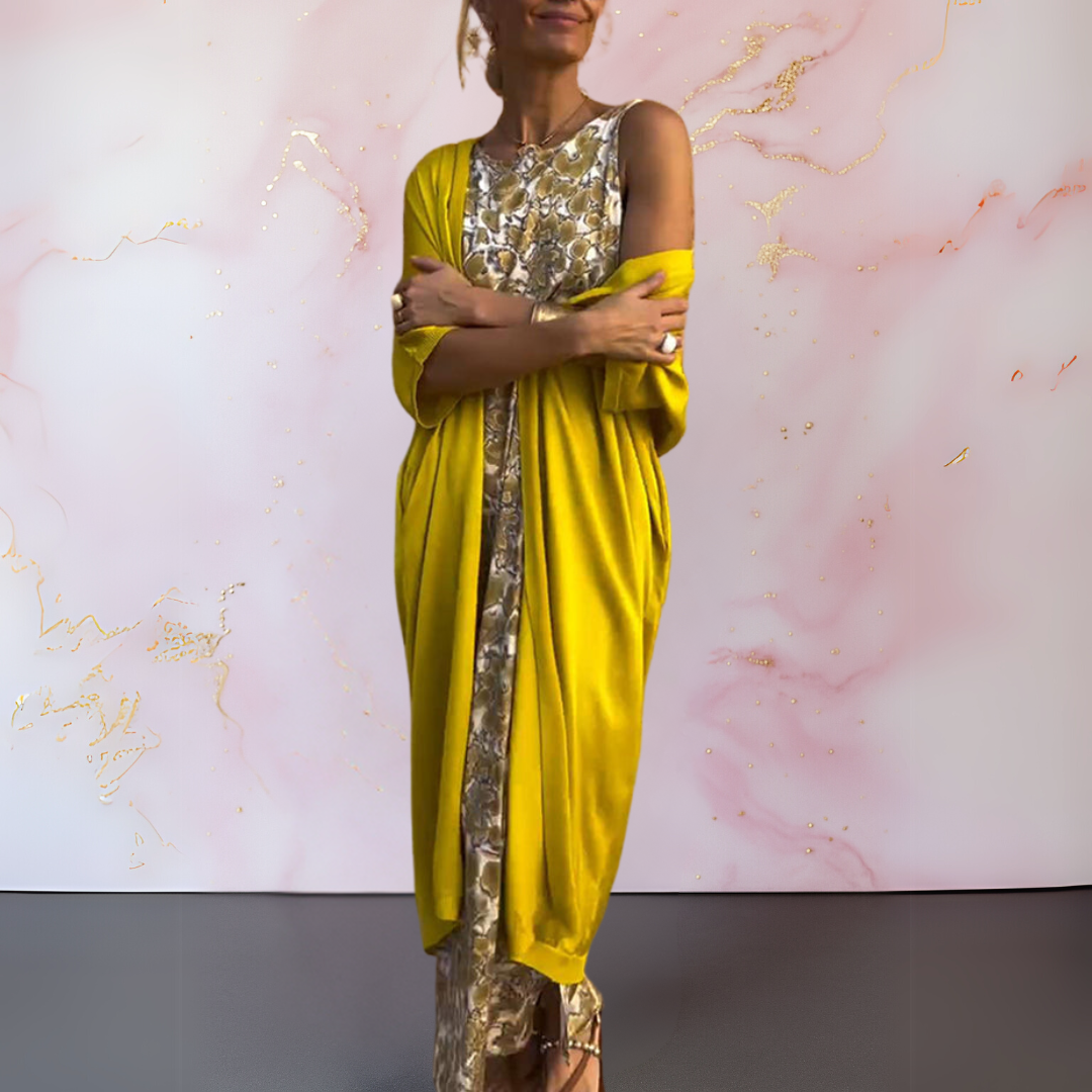 Melanie™ | Elegantes Kleid mit Weste