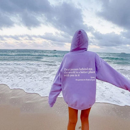 Dear Person Behind Me - Oversized Hoodie