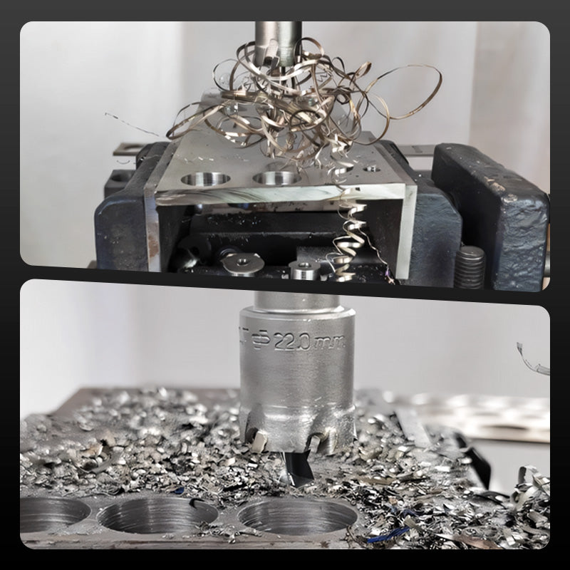 ⚙️ Hartmetall-Lochschneider für Metall 
