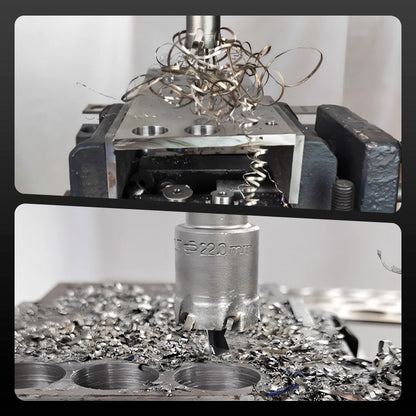 ⚙️ Hartmetall-Lochschneider für Metall 