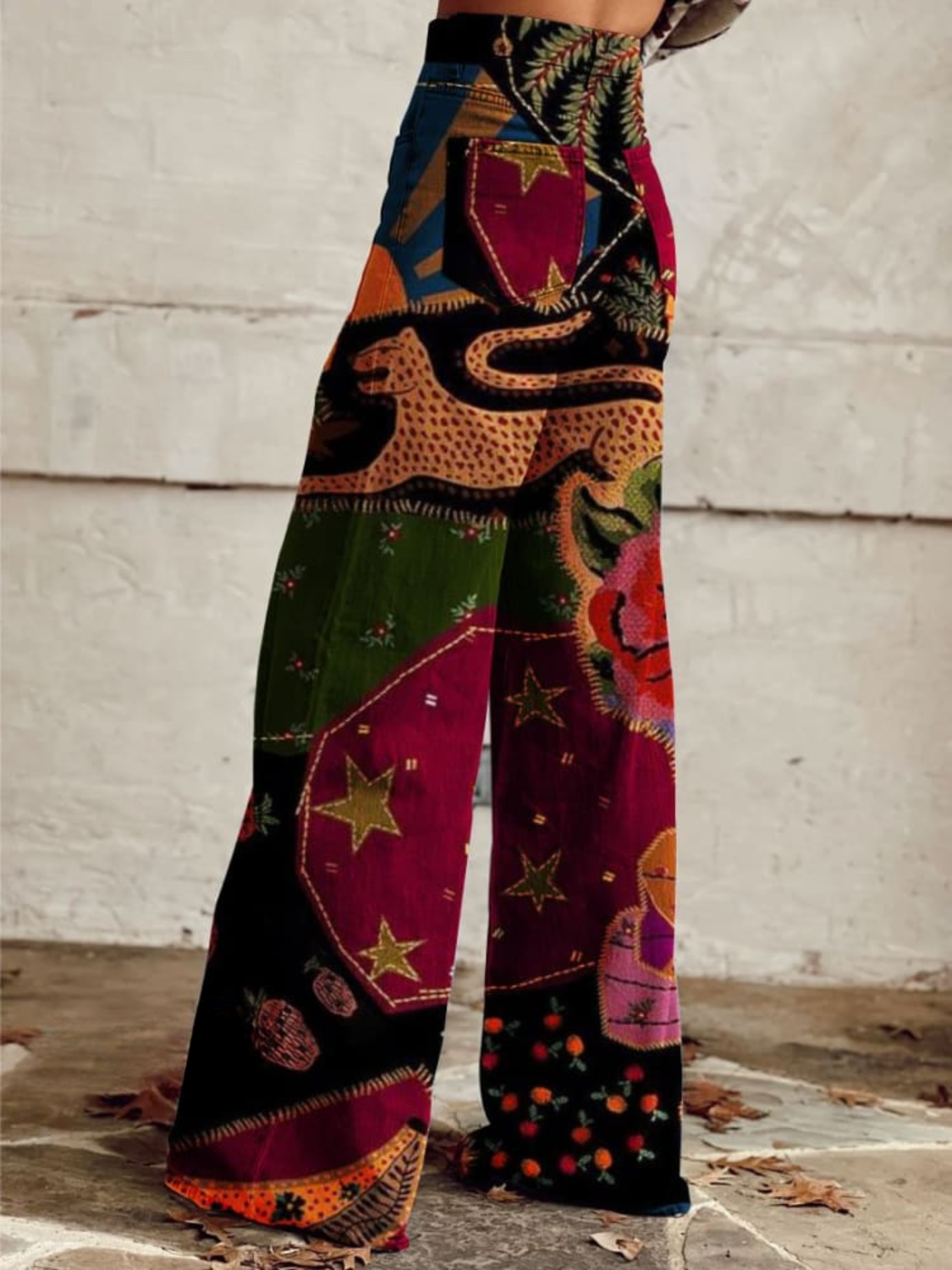 LÉNA | Elegante und bequeme Hose im Boho Vintage Stil