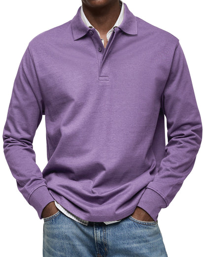 ZOUA | LUXURIÖSES LANGÄRMELIGES POLOSHIRT