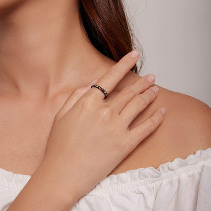 Ilduara™ | Silberring mit Fingerabdruck