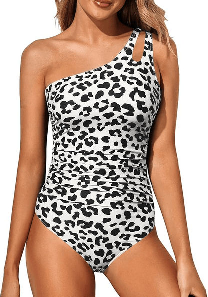 Grace One-Shoulder Sculpt Swimsuit