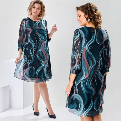 👗Dreamy Chiffon Midi Dress