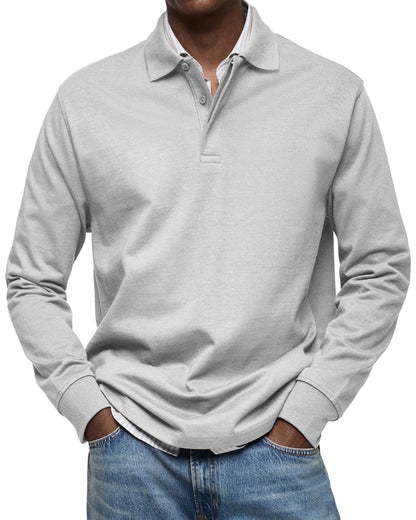 ZOUA | LUXURIÖSES LANGÄRMELIGES POLOSHIRT