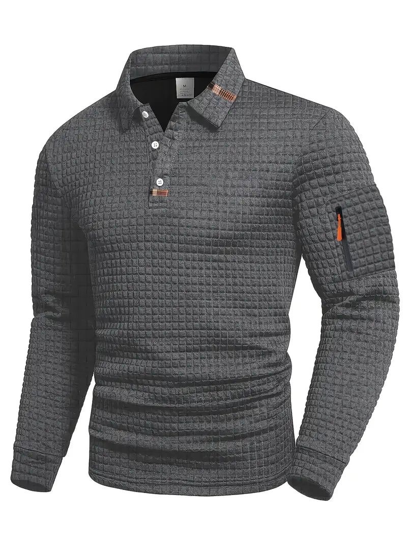 Bruno | Strukturiertes Premium-Polohemd