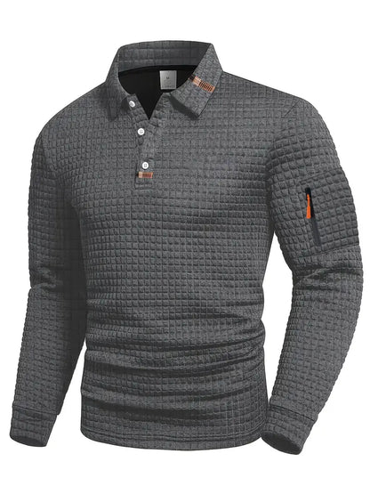 Bruno | Strukturiertes Premium-Polohemd