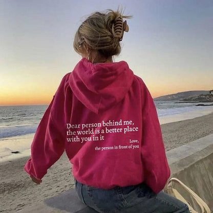 Dear Person Behind Me - Oversized Hoodie