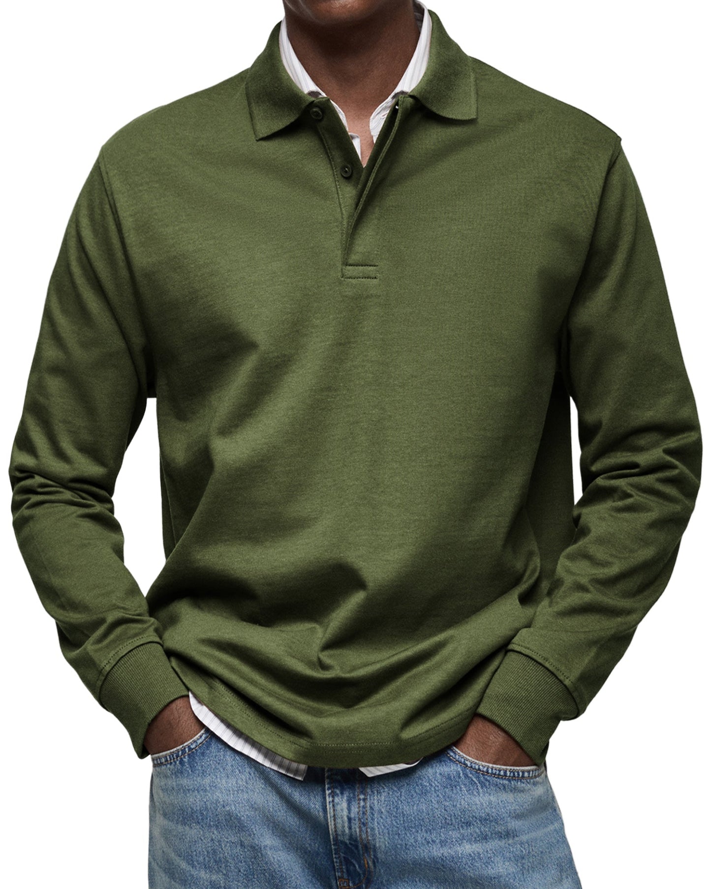 ZOUA | LUXURIÖSES LANGÄRMELIGES POLOSHIRT