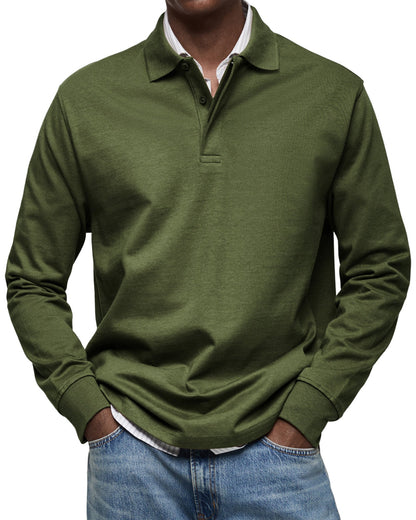 ZOUA | LUXURIÖSES LANGÄRMELIGES POLOSHIRT