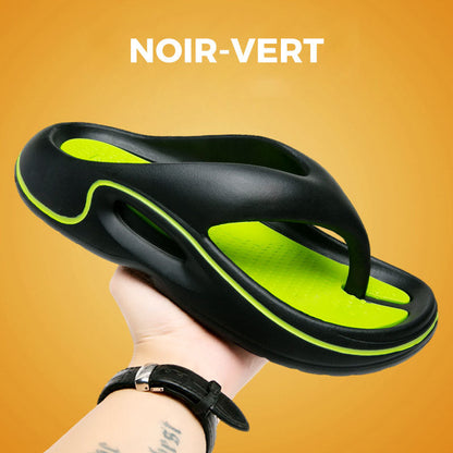 Bequeme Sommer-Flip-Flops mit dicker Sohle 