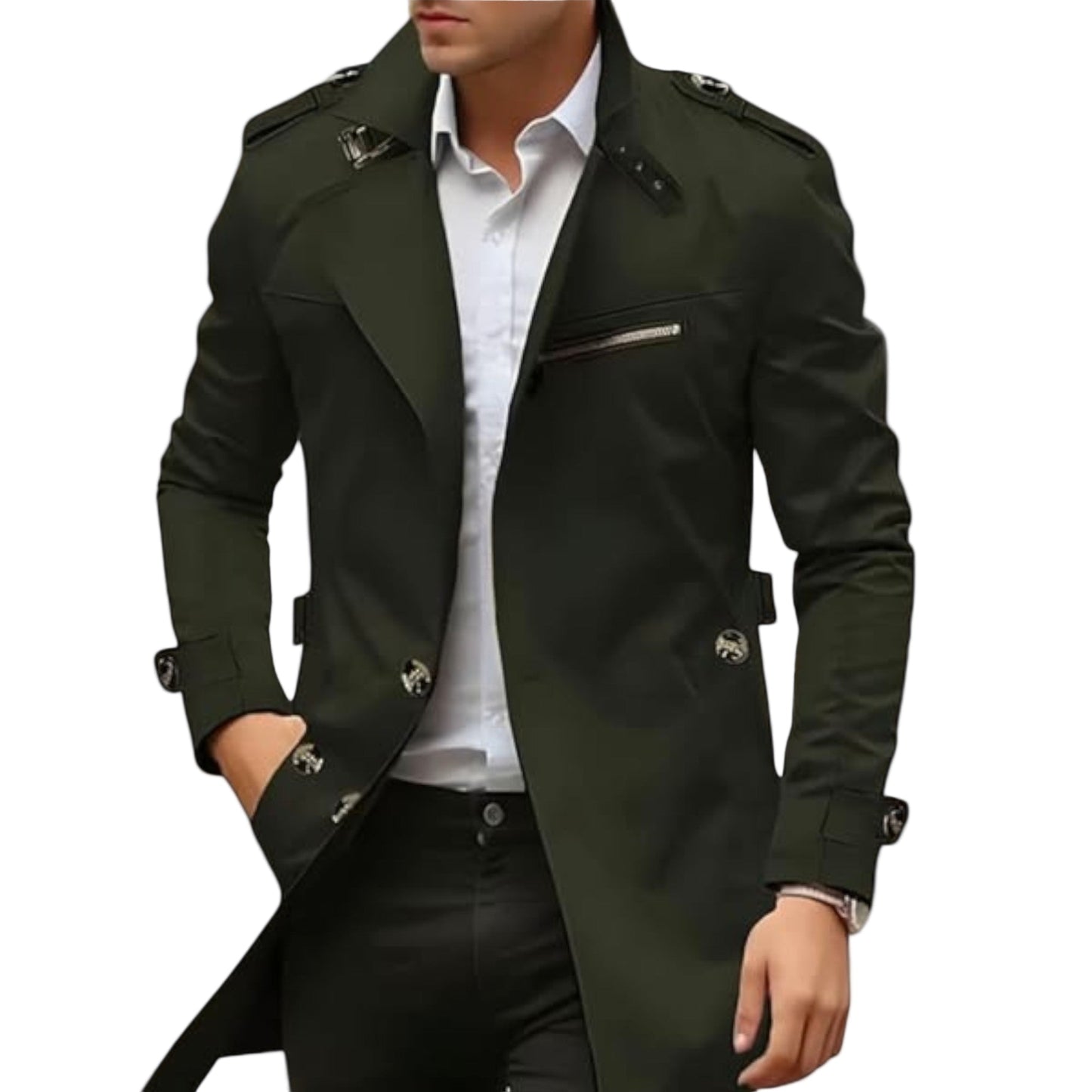 Oliver | Klassische, maßgeschneiderte Trenchjacke