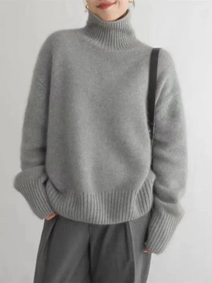 Monica™ | High-Neck Knit Sweater