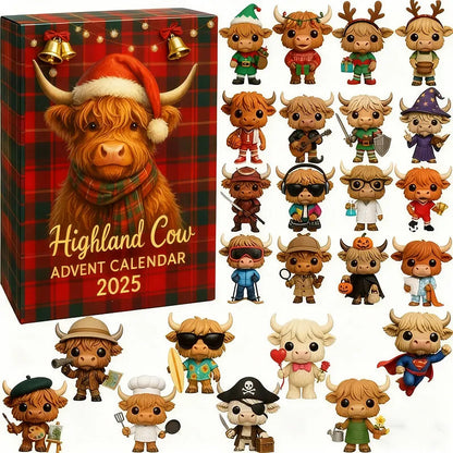 Adventskalender mit Hochlandrindern 2025