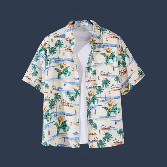 Tropic Wave Beach-Shirt für Herren 