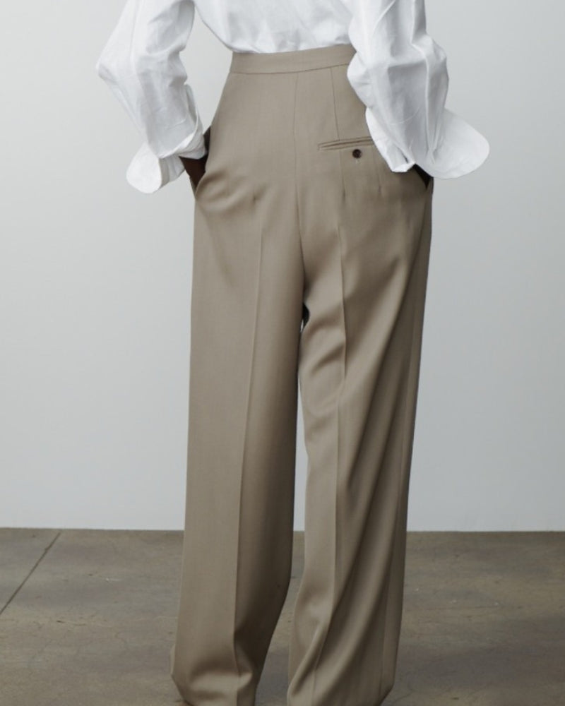 Woll-Oversize-Damenhose 