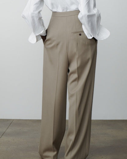 Woll-Oversize-Damenhose 