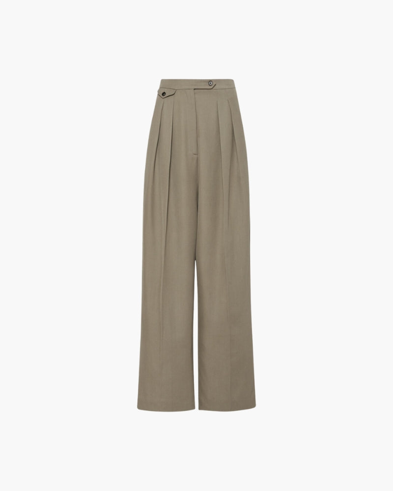 Woll-Oversize-Damenhose 