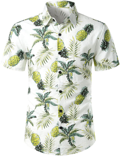 Herren-Strandhemd „Pineapple“