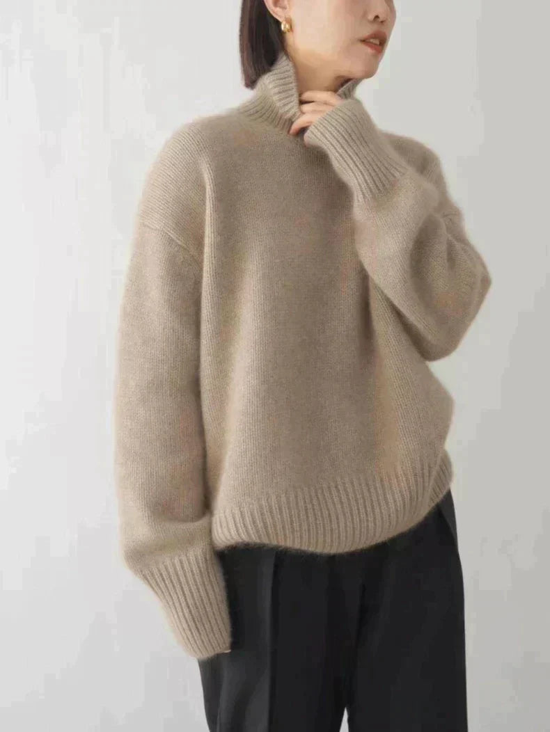Monica™ | High-Neck Knit Sweater