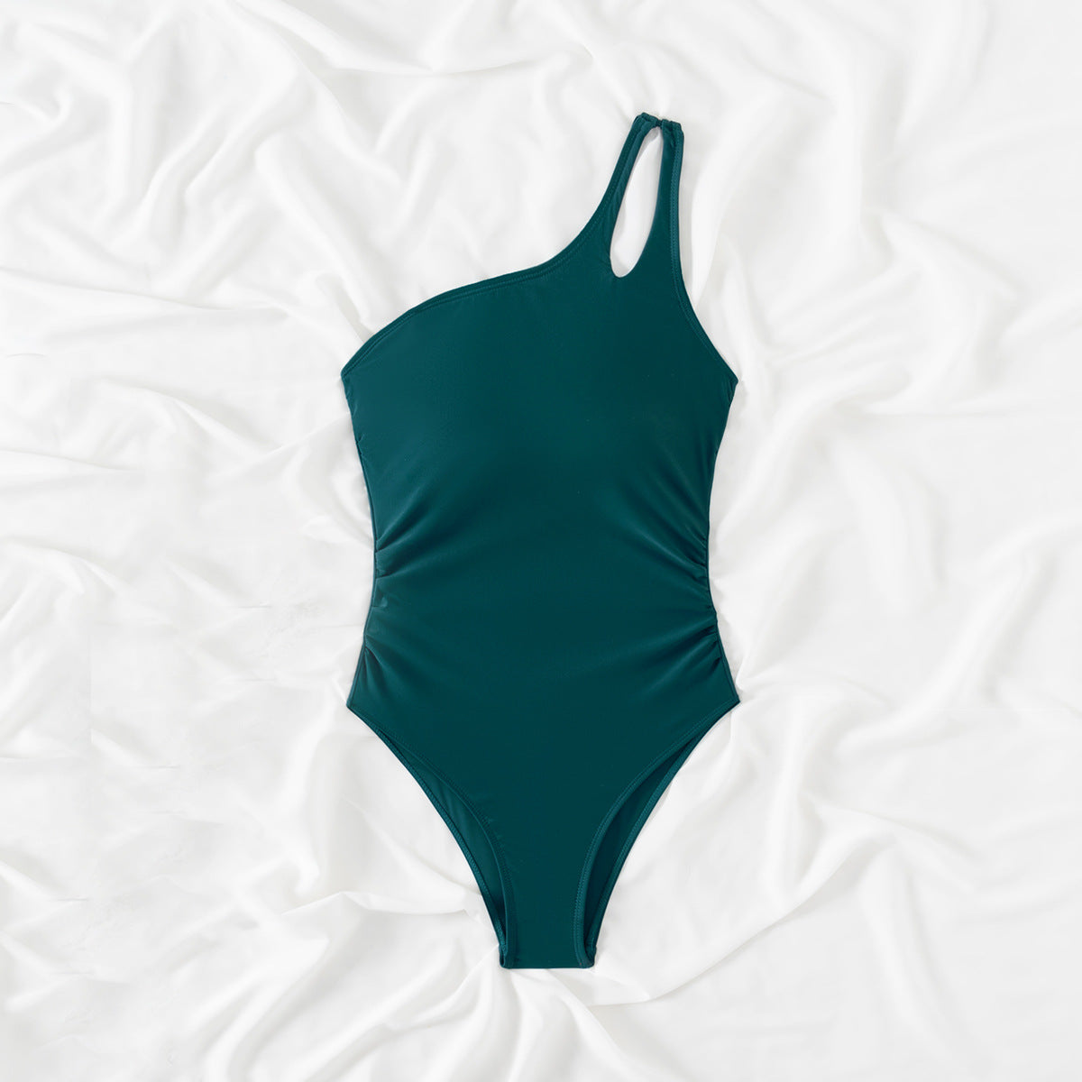 Grace One-Shoulder Sculpt Swimsuit