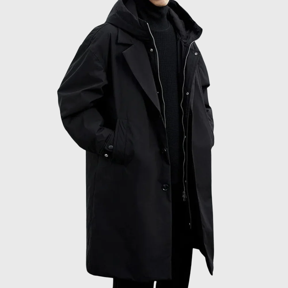 Wind- und wasserdichte Jacke mit Kapuze