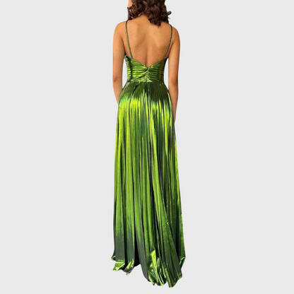 Metallic Maxi Dress