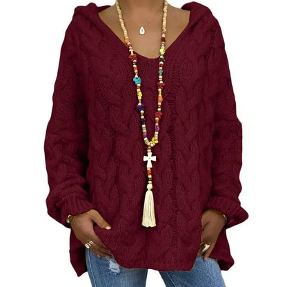 Lola | Kapuzenpullover aus Strukturstrick