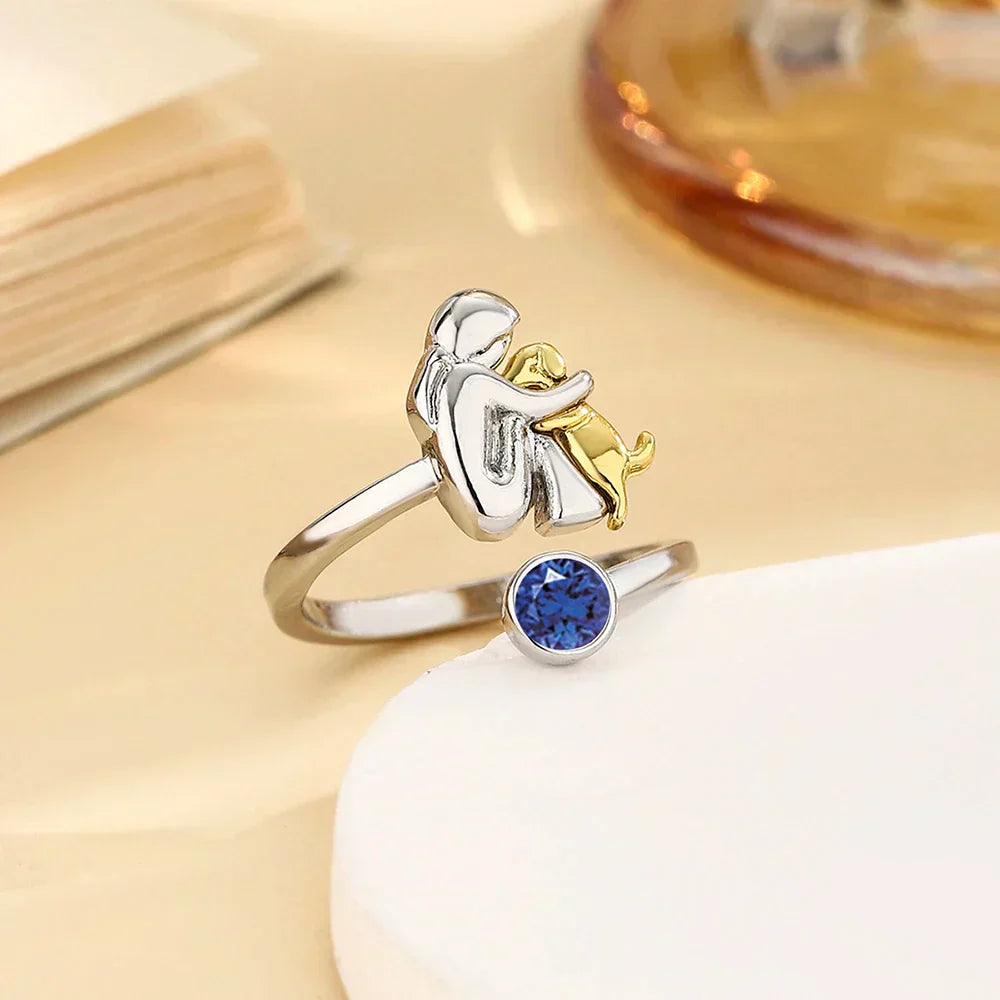 Rose™ | Ring mit Hunde-Icon