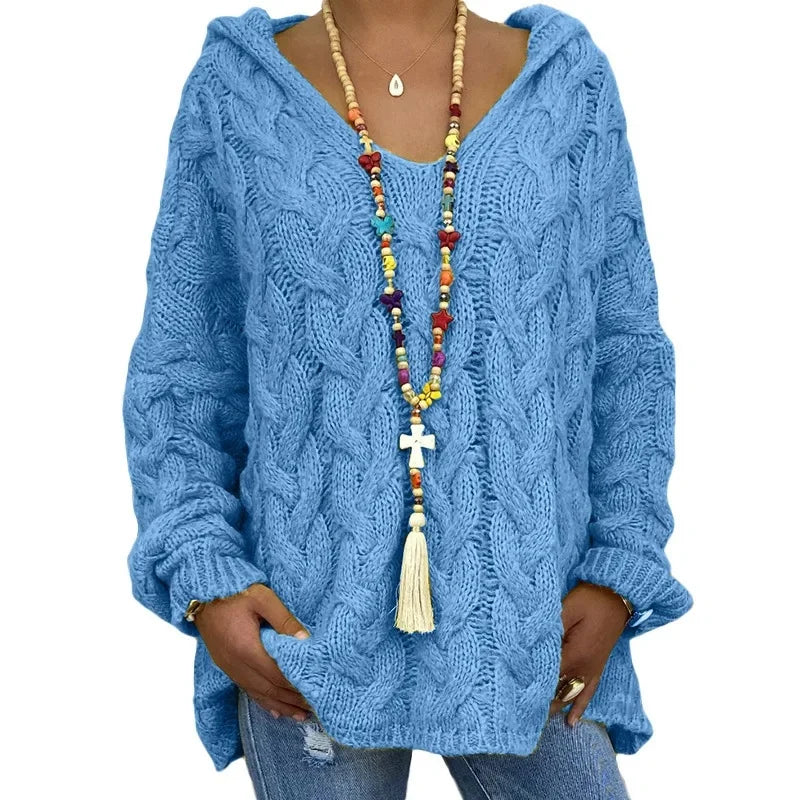 Lola | Kapuzenpullover aus Strukturstrick
