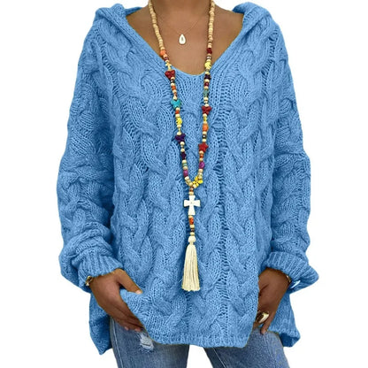 Lola | Kapuzenpullover aus Strukturstrick