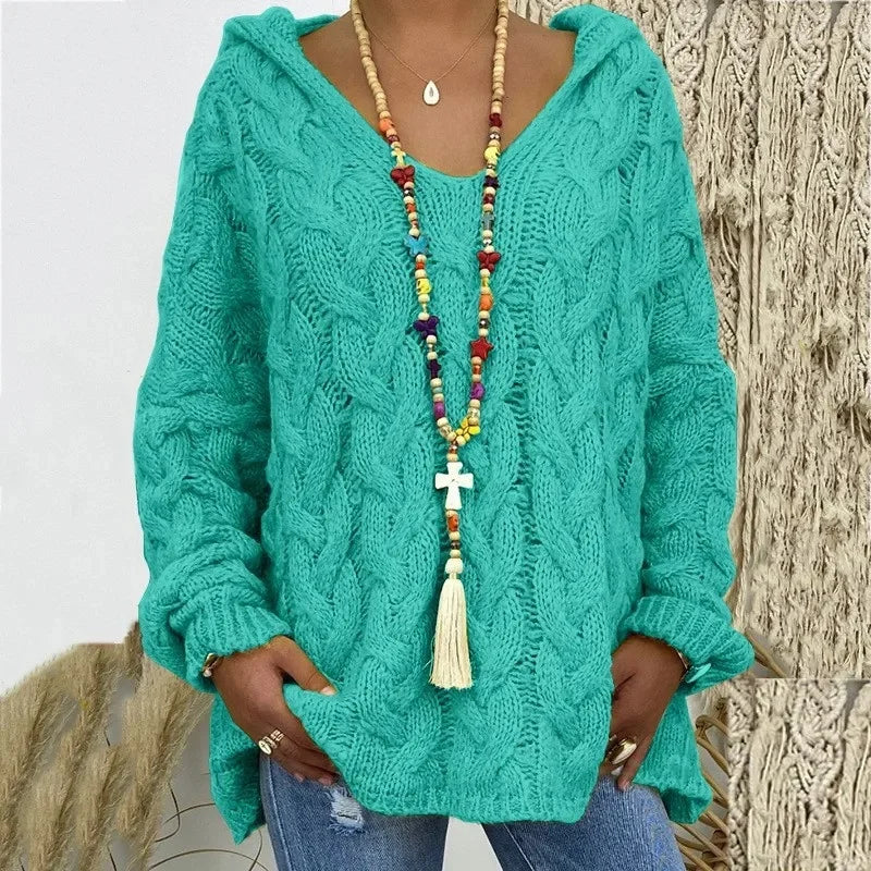 Lola | Kapuzenpullover aus Strukturstrick