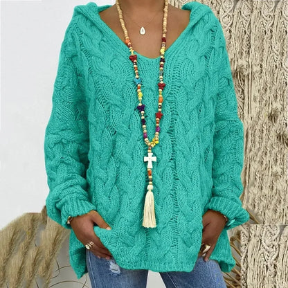 Lola | Kapuzenpullover aus Strukturstrick