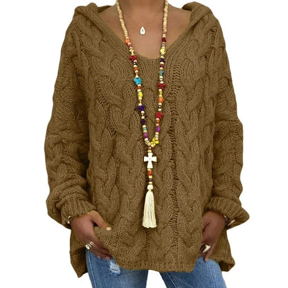 Lola | Kapuzenpullover aus Strukturstrick