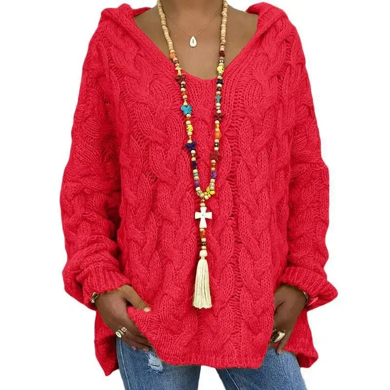 Lola | Kapuzenpullover aus Strukturstrick