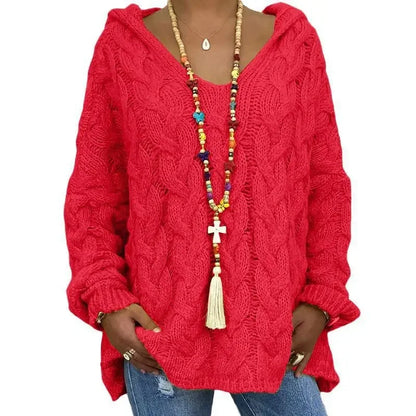 Lola | Kapuzenpullover aus Strukturstrick