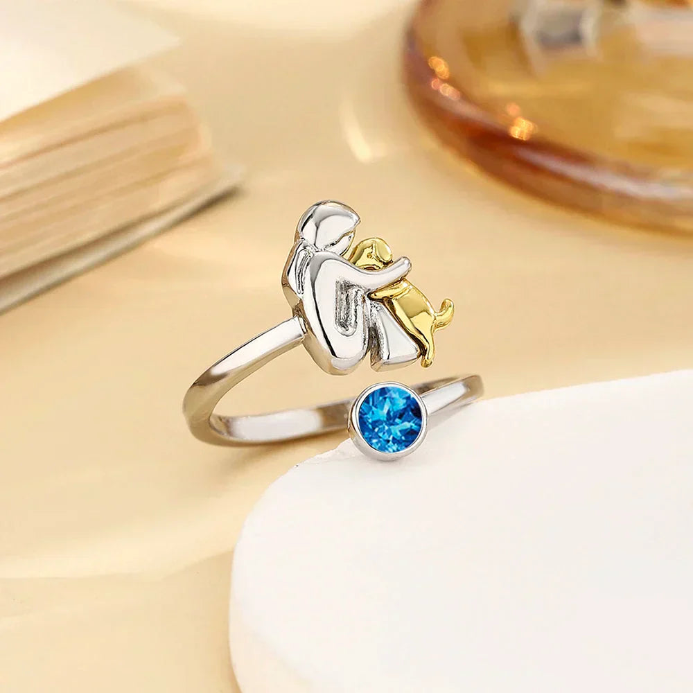 Rose™ | Ring mit Hunde-Icon