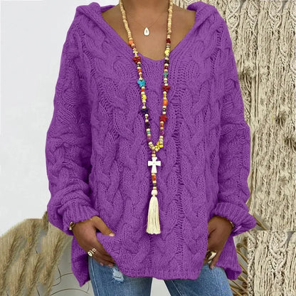 Lola | Kapuzenpullover aus Strukturstrick