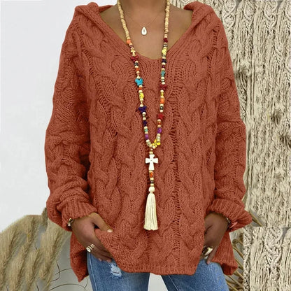 Lola | Kapuzenpullover aus Strukturstrick